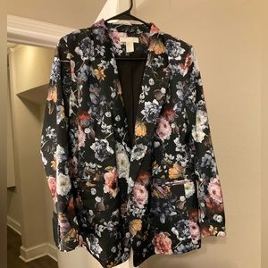 H&M floral blazer